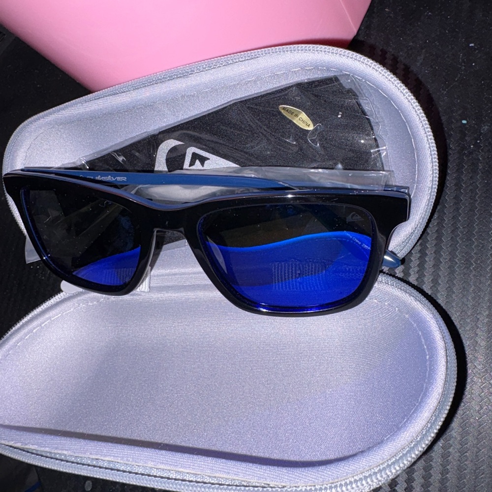 Quiksilver Black and Blue Sunglasses